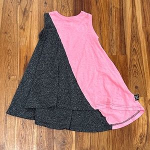 Nununu 360 Tank Dress in Charcoal/Pink Size 2/3